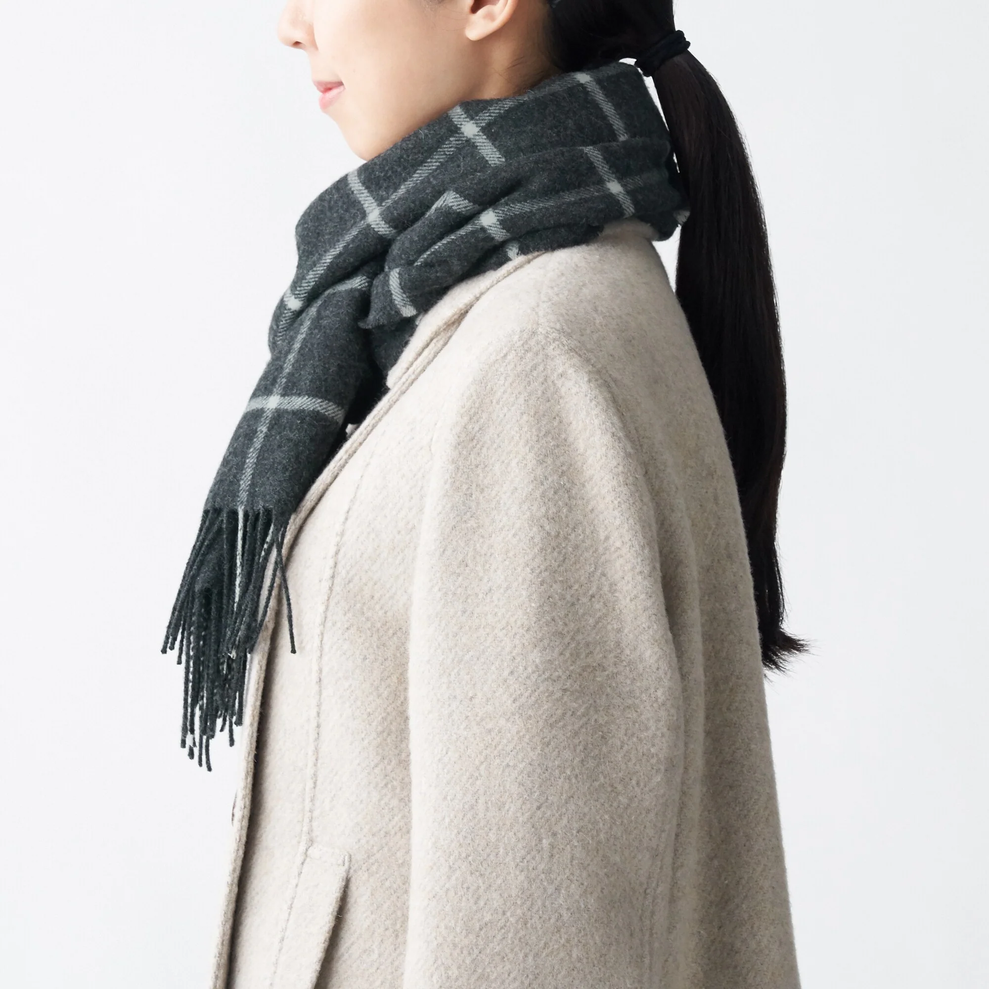 Wool Woven Scarf - Pattern 30x180cm - Image 29