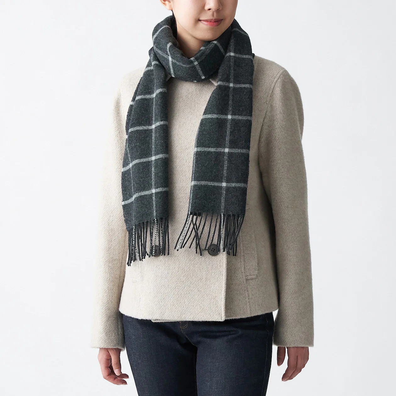 Wool Woven Scarf - Pattern 30x180cm - Image 30