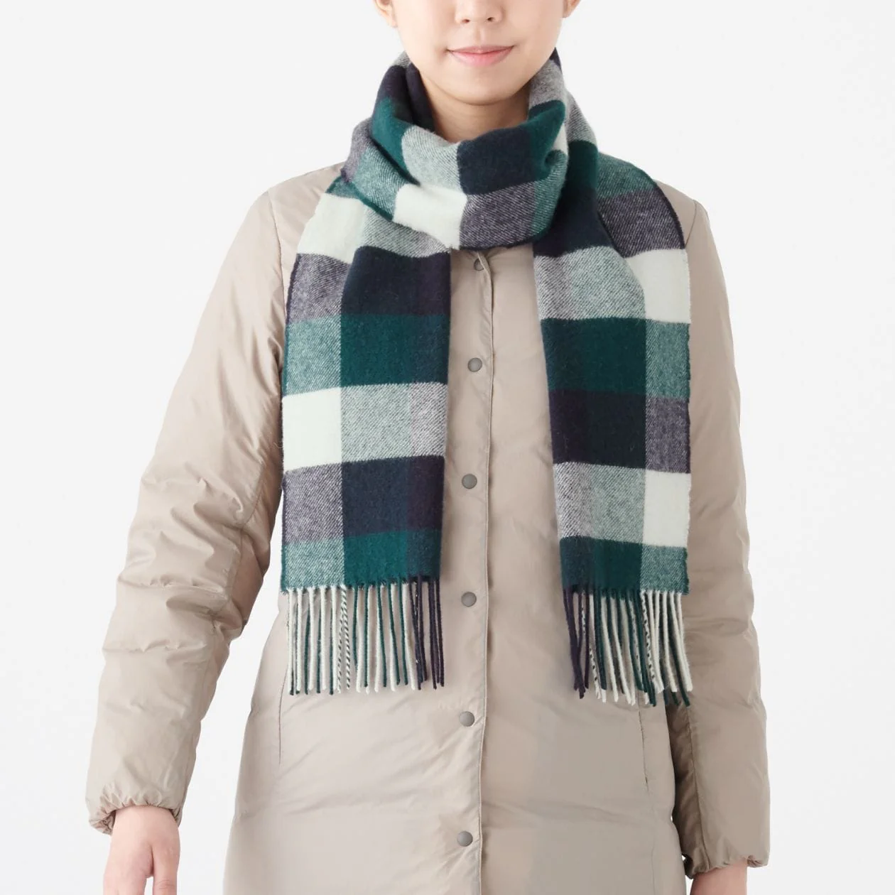 Wool Woven Scarf - Pattern 30x180cm - Image 44