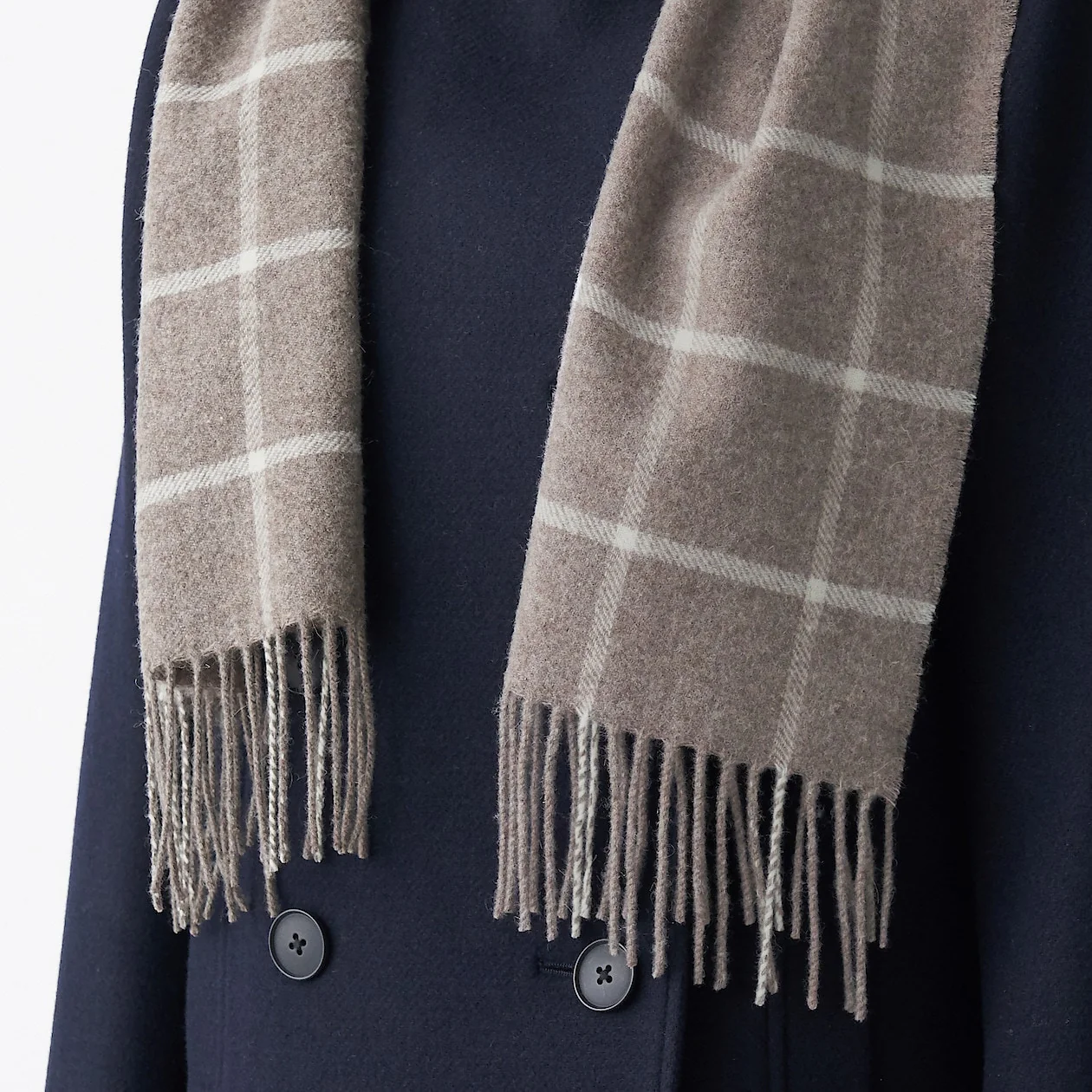 Wool Woven Scarf - Pattern 30x180cm - Image 5