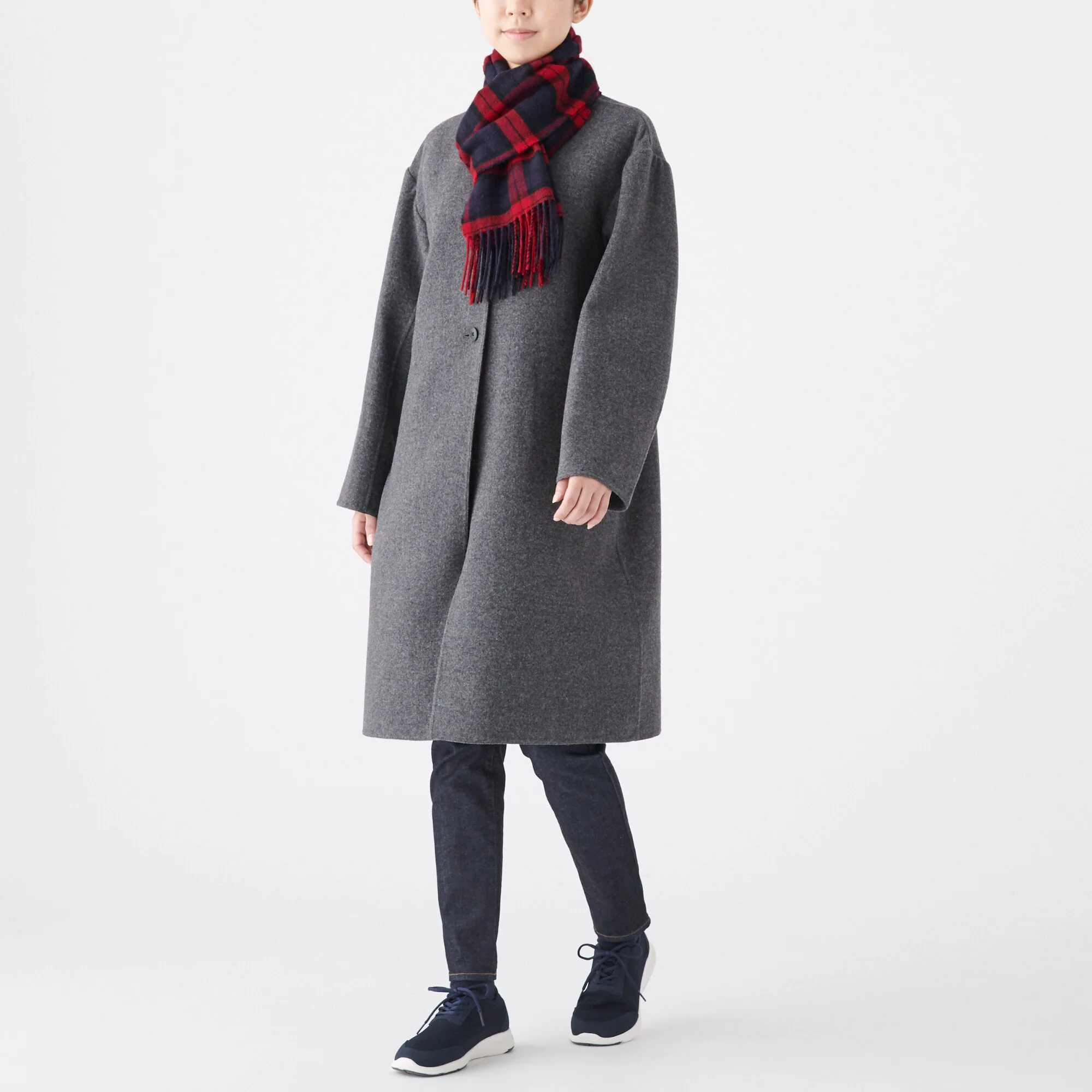 Wool Woven Scarf - Pattern 30x180cm - Image 9