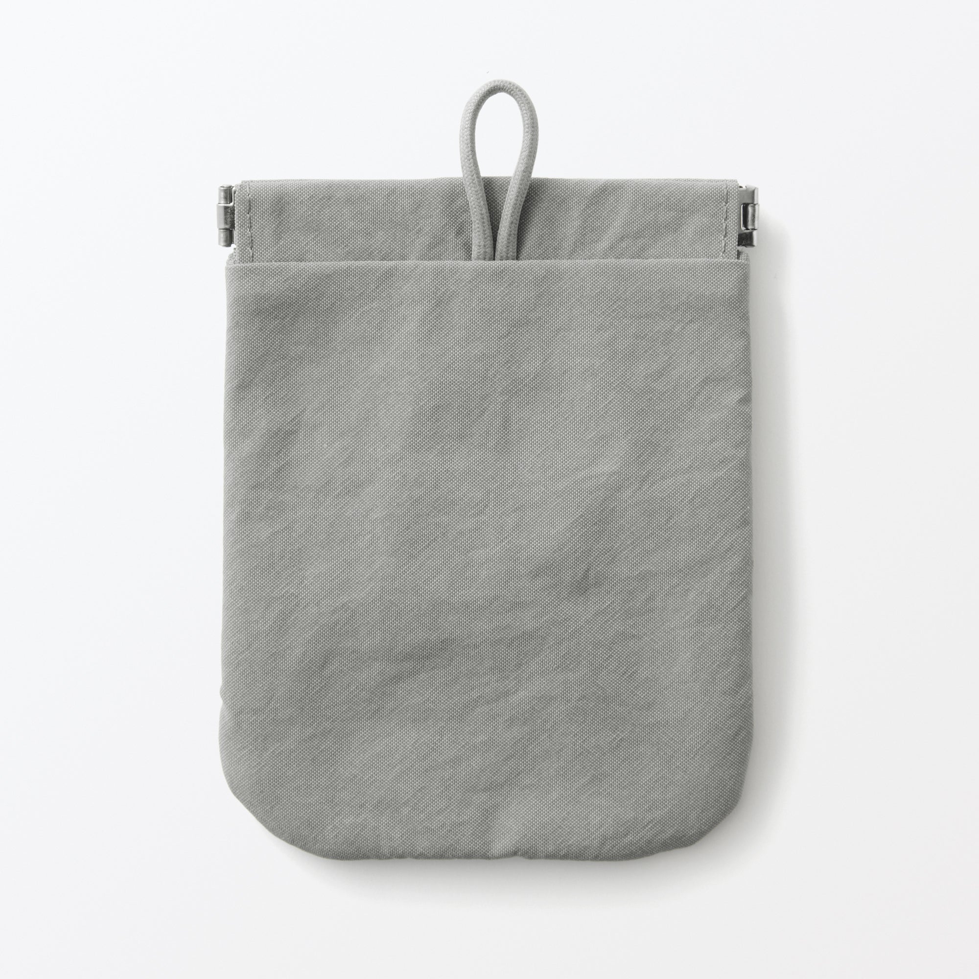 Wrinkled Nylon Self-Closing Flat Pouch - Small - Image 10