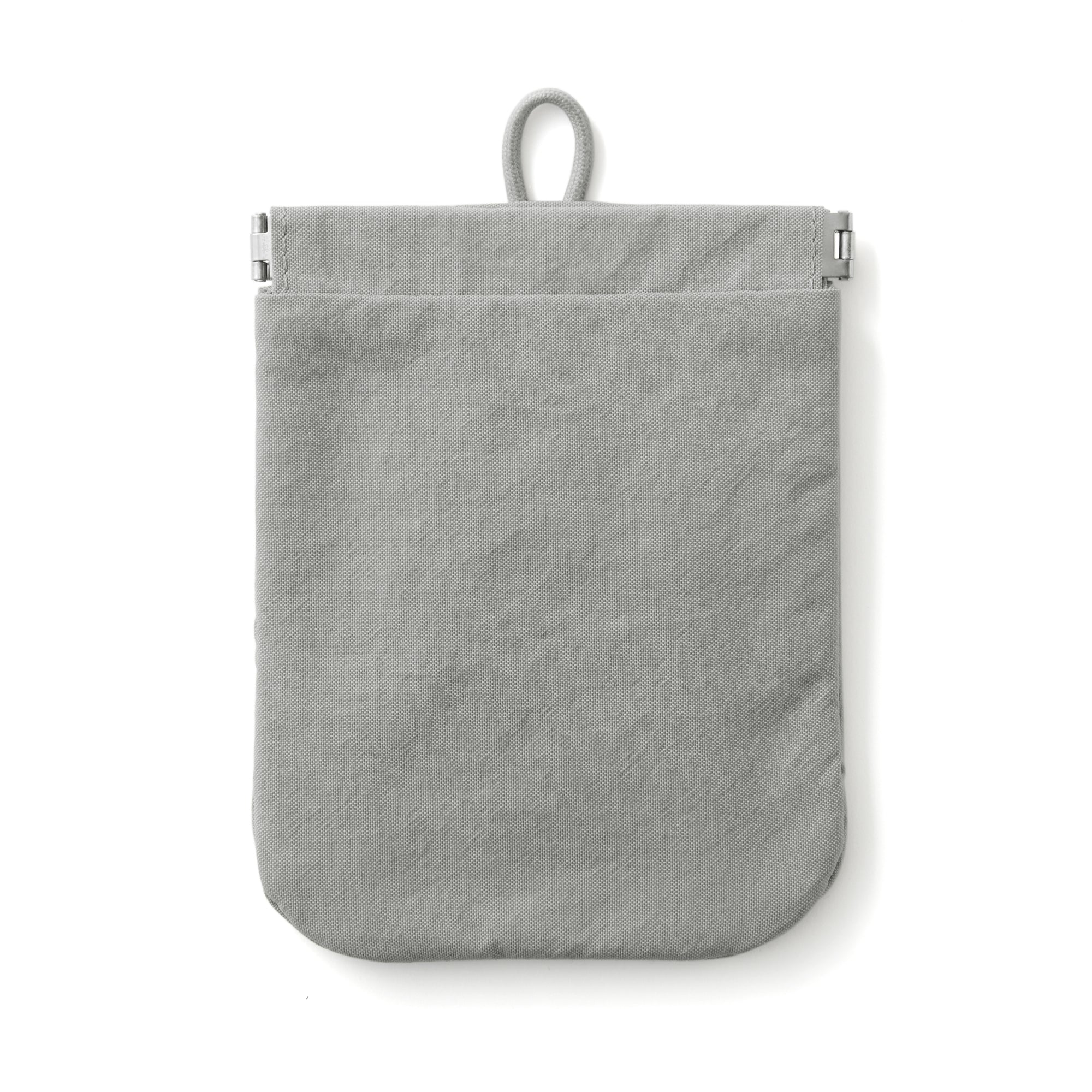 Wrinkled Nylon Self-Closing Flat Pouch - Small - Image 8