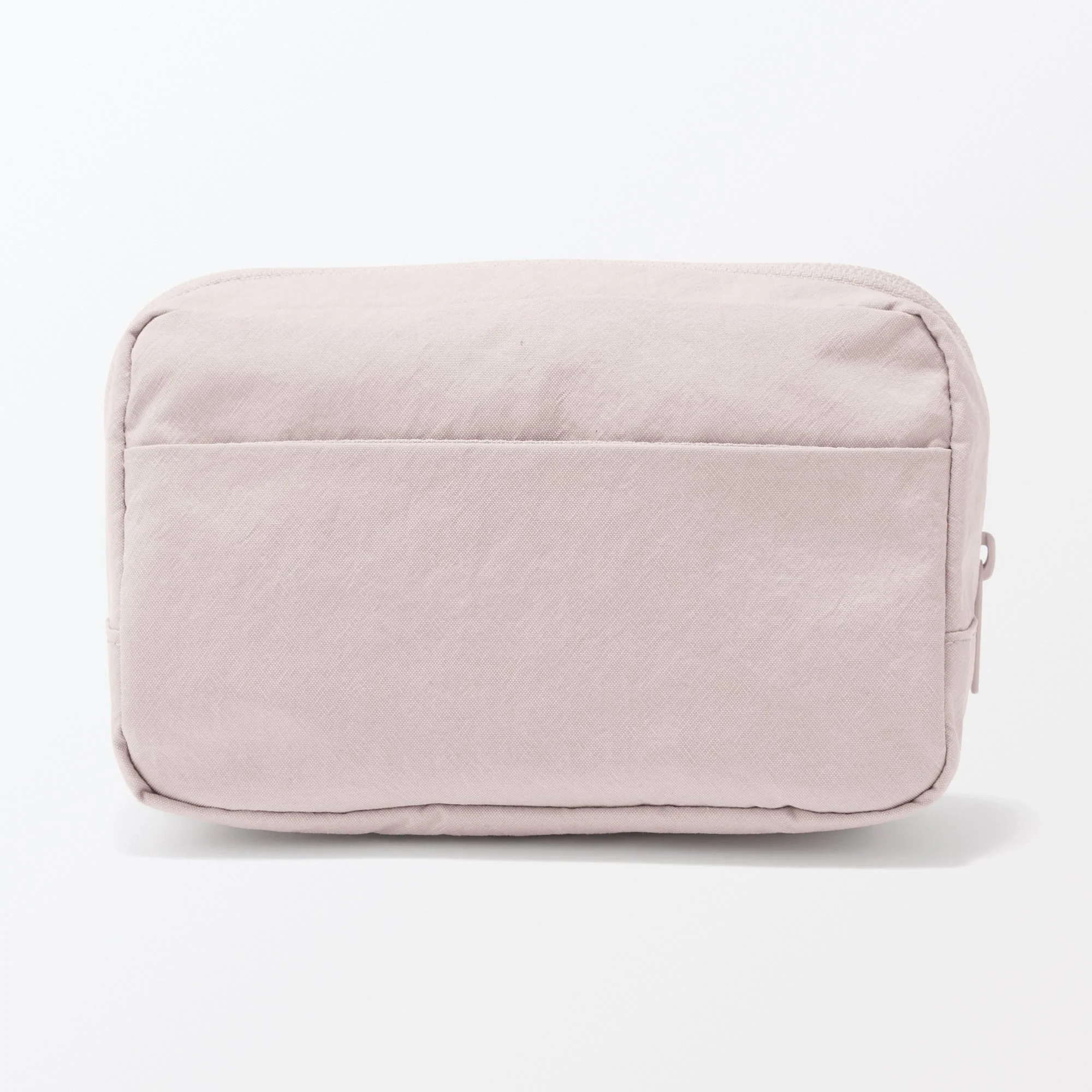 Wrinkled Nylon Wide-Opening Pouch - Large - Image 3