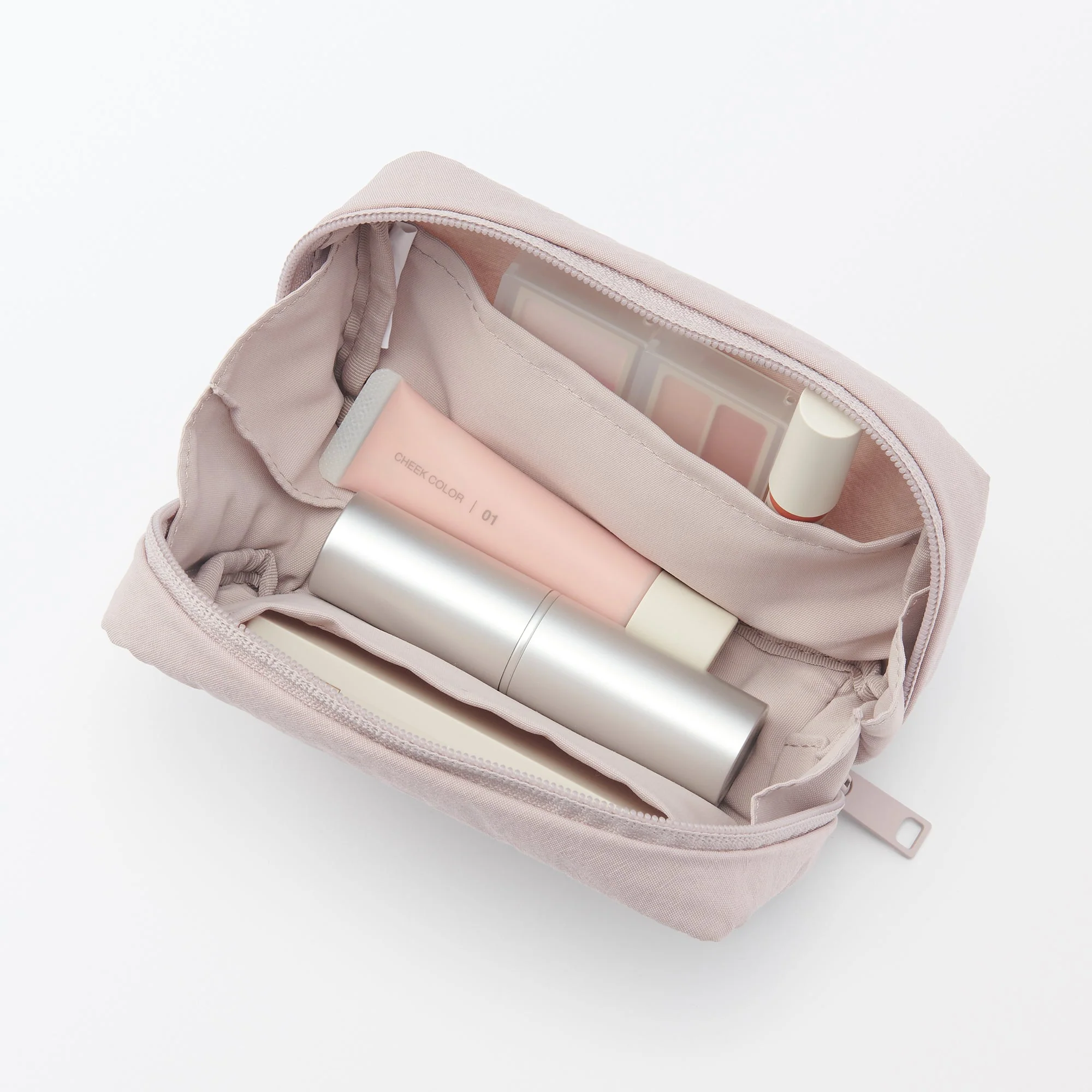 Wrinkled Nylon Wide-Opening Pouch - Medium - Image 16