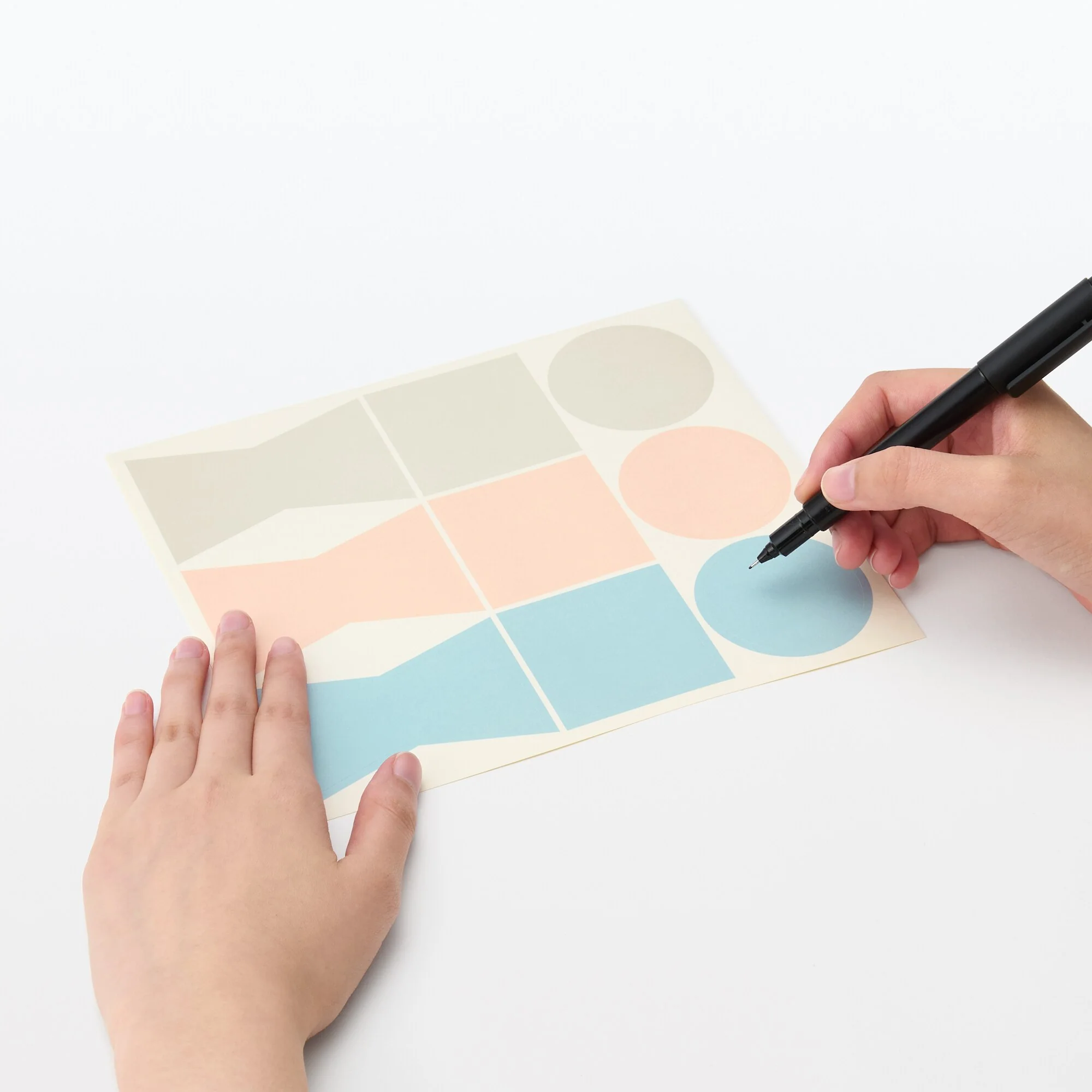 Writable Gift Stickers - Gray/Blue/Pink - Image 4